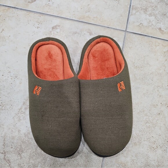 RockDove Men's Two-Tone Memory Foam Slipper, Size 11-12 US Men, Hunter Green - Picture 1 of 4